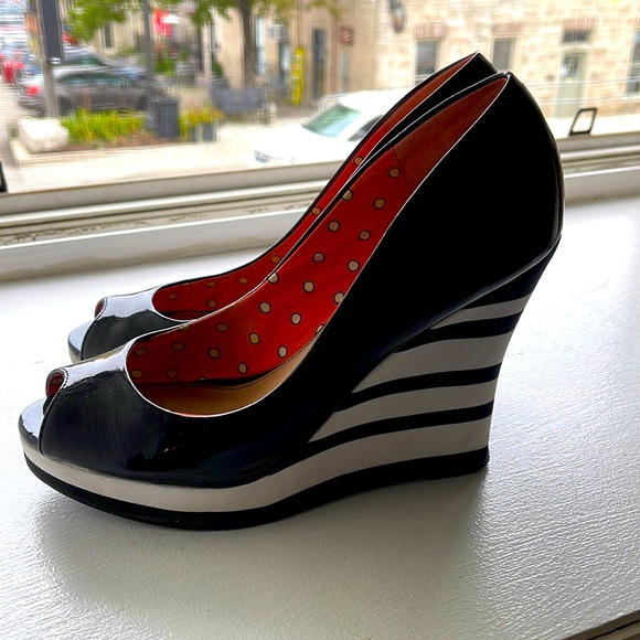 Fergalicious Shoes - Fergalicious open toe wedge heels